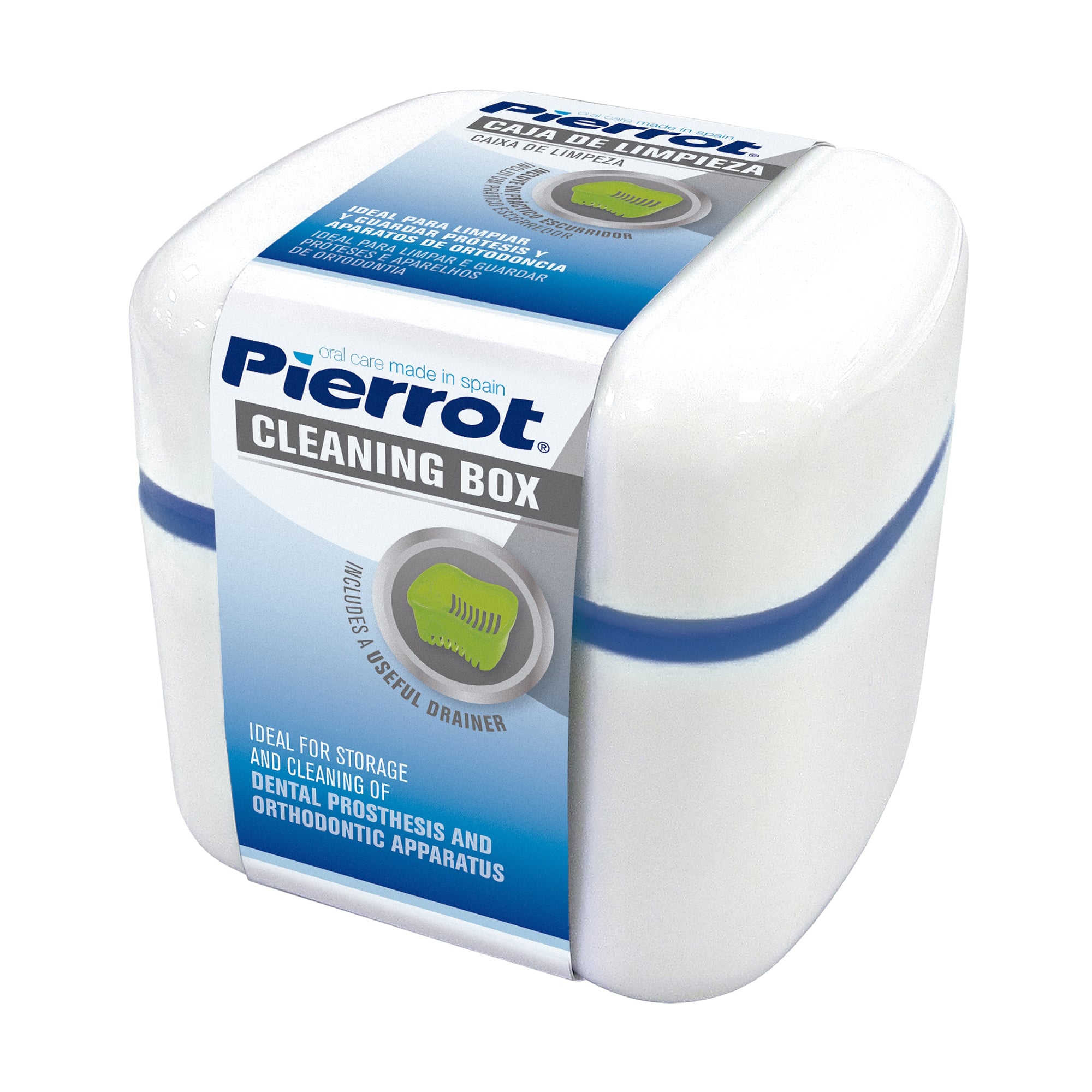 Бокс-контейнер для зберігання зубних протезів Pierrot Cleaning Box, 1 шт